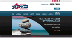 Desktop Screenshot of canadianveterinarians.net